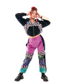 Design your own cropped jacket hooide for festivals dance, performance, street style fashion velour Bellisa X Clothing
