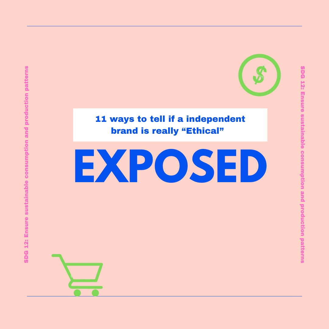 EXPOSED: 11 shocking ways to tell if a independent fashion brand is really ‘ethical’