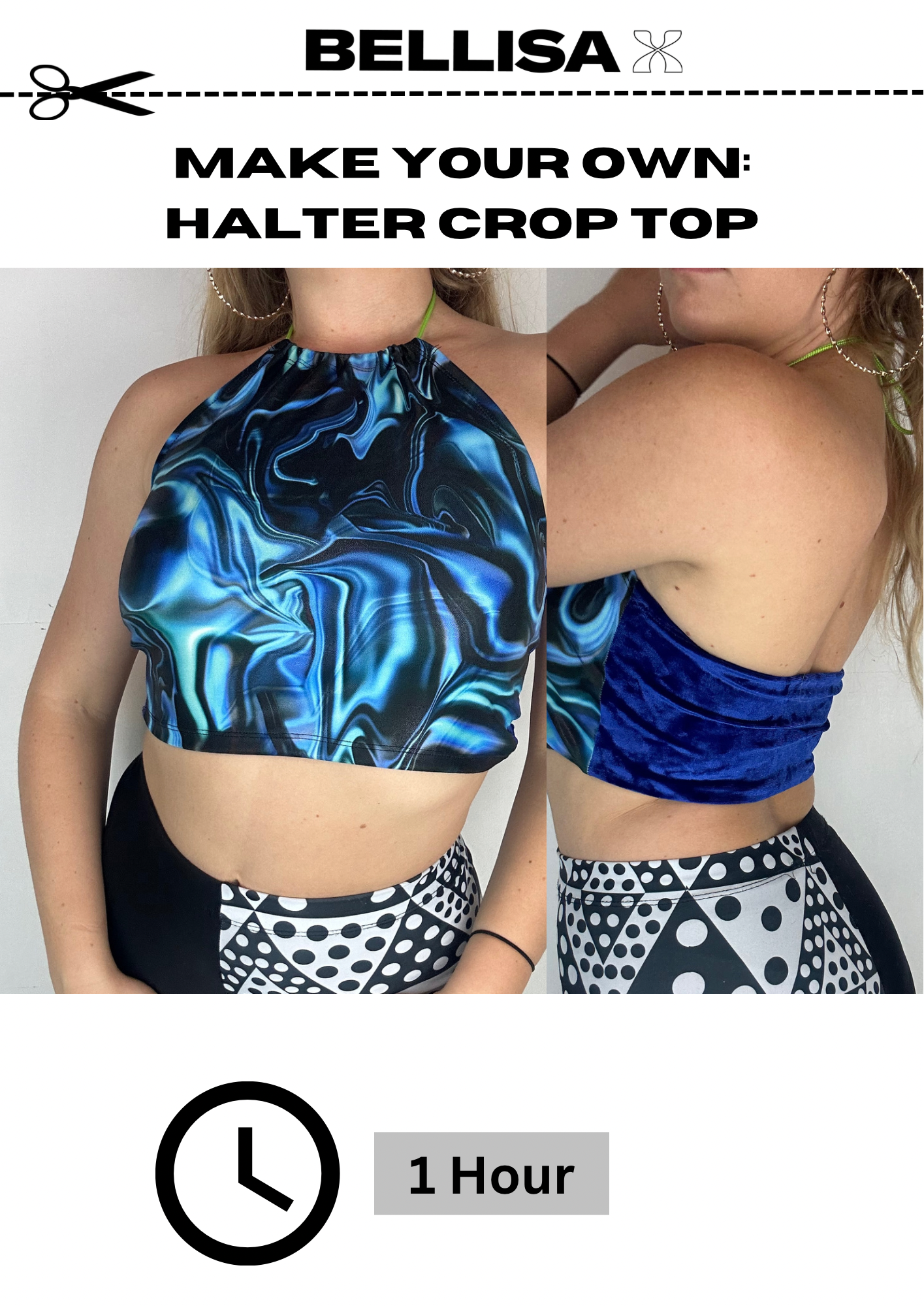 Make Your Own: Halter Crop Top