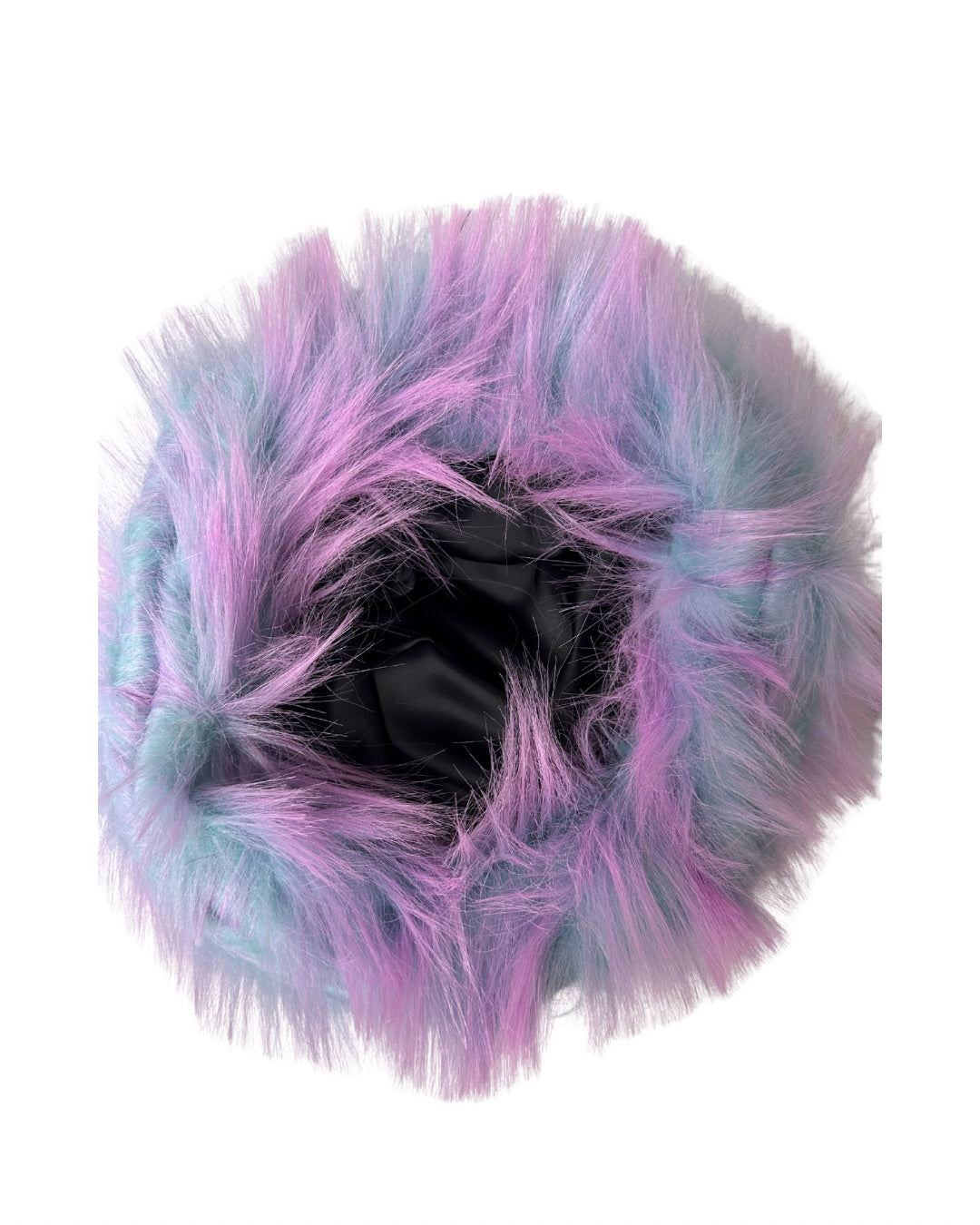 #5 Pastel X Lilac Patchwork Faux Fur Hat