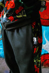 Bellisa X Clothing Hiccup funky tracksuit bristol streetwear art trackies and hoodie details