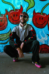 Bellisa X Clothing Hiccup funky tracksuit bristol streetwear art trackies and hoodie