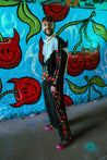 Bellisa X Clothing Hiccup funky tracksuit bristol streetwear art trackies and panelled hoodie