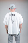 Bellisa X Lucid Independent Bristol Fashion Brand Summer Streetwear Style Festival Look Graffiti X Neon green contrast stitch grey joggers and matching Bucket Hat 2-Piece 