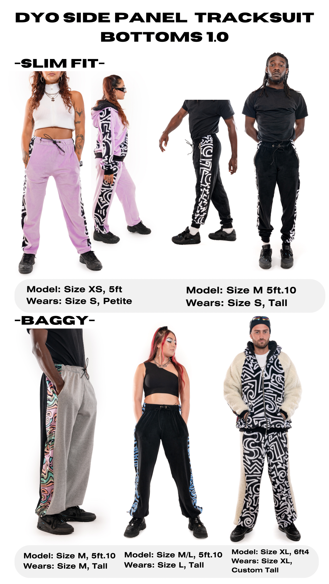 Baggy hot sale tracksuit pants